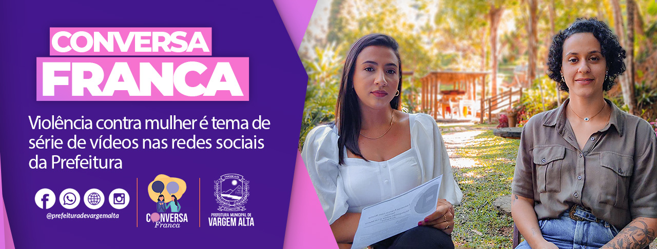 Violência contra mulher é tema de série de vídeos nas redes sociais da Prefeitura